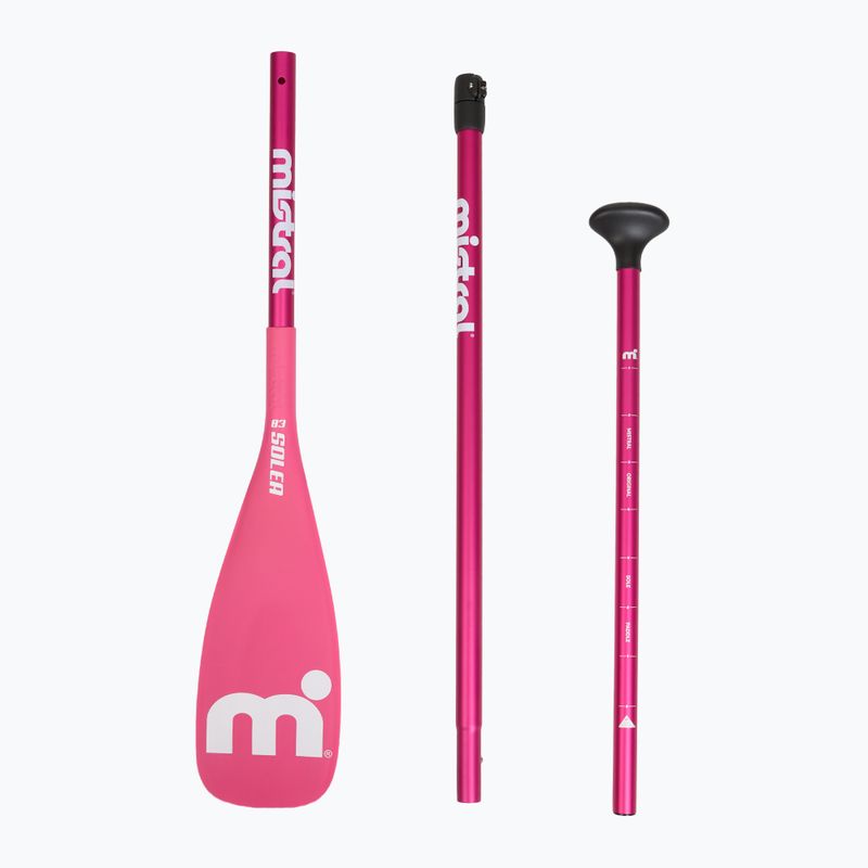 Pádlo SUP 3-częściowe Mistral Solea Alu pink 3