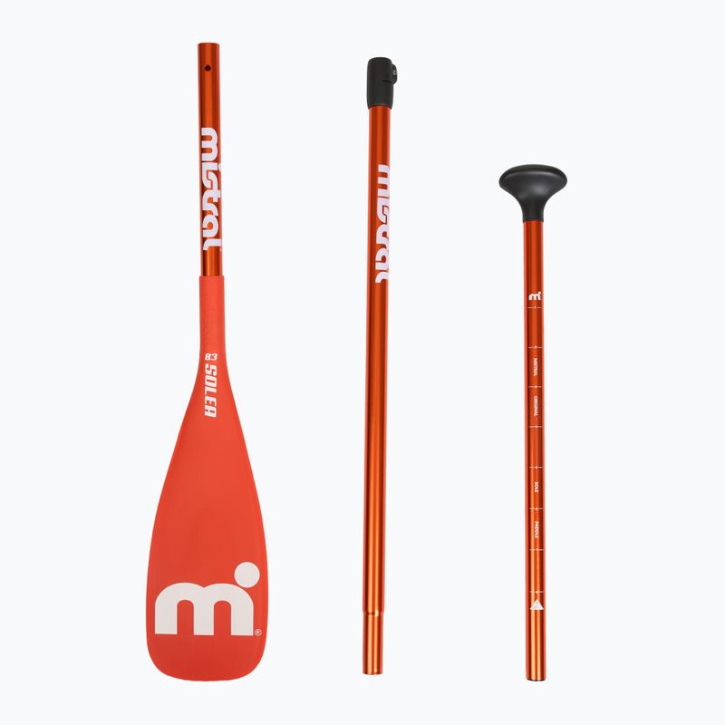 Pádlo SUP 3-częściowe Mistral Solea Alu orange 3