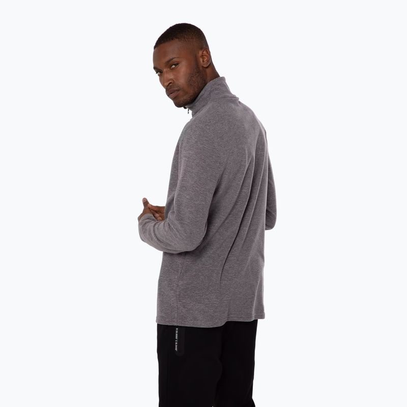 Pánska fleecová mikina Protest Perfectym 1/4 Zip Active dark grey melee 5