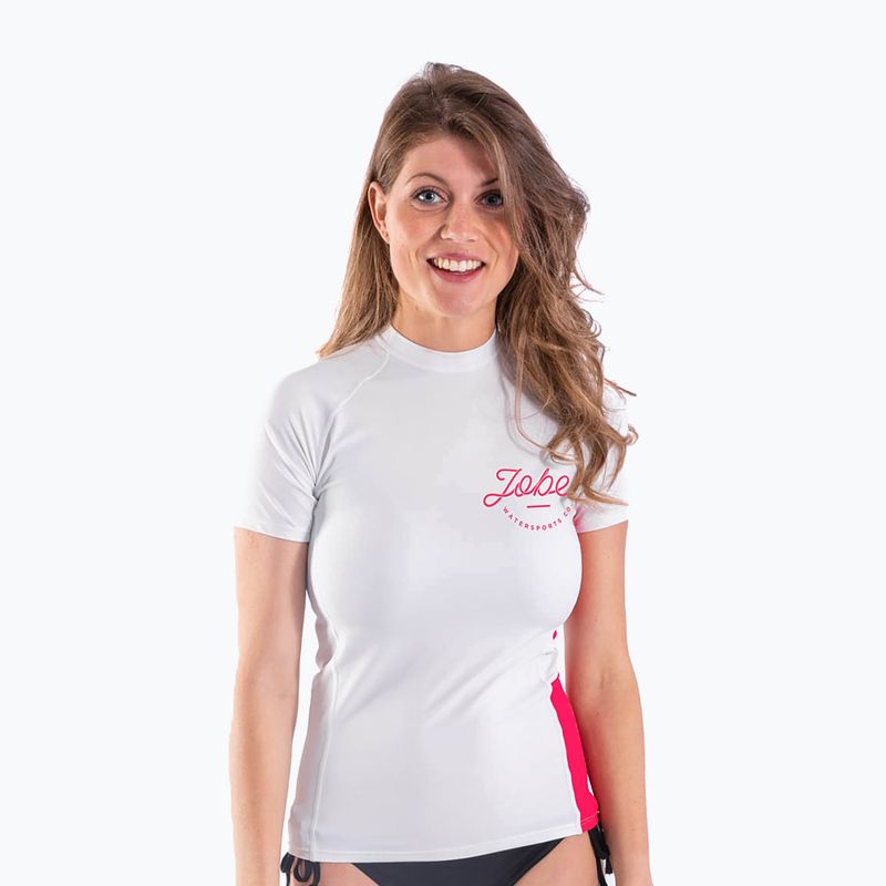 Dámsky chránič JOBE Rashguard UPF 30+ white 544120002