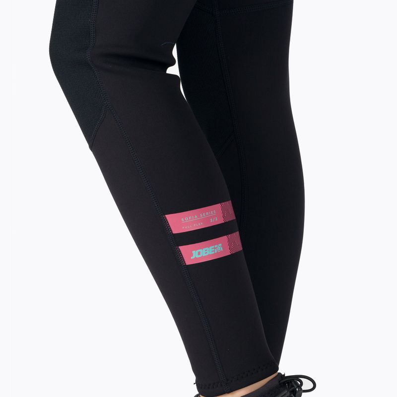 Dámske plávacie plavky JOBE Sofia 3/2 mm black/pink 303522003 7