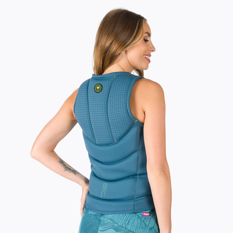 Dámska ochranná vesta JOBE Fragment denim blue 3