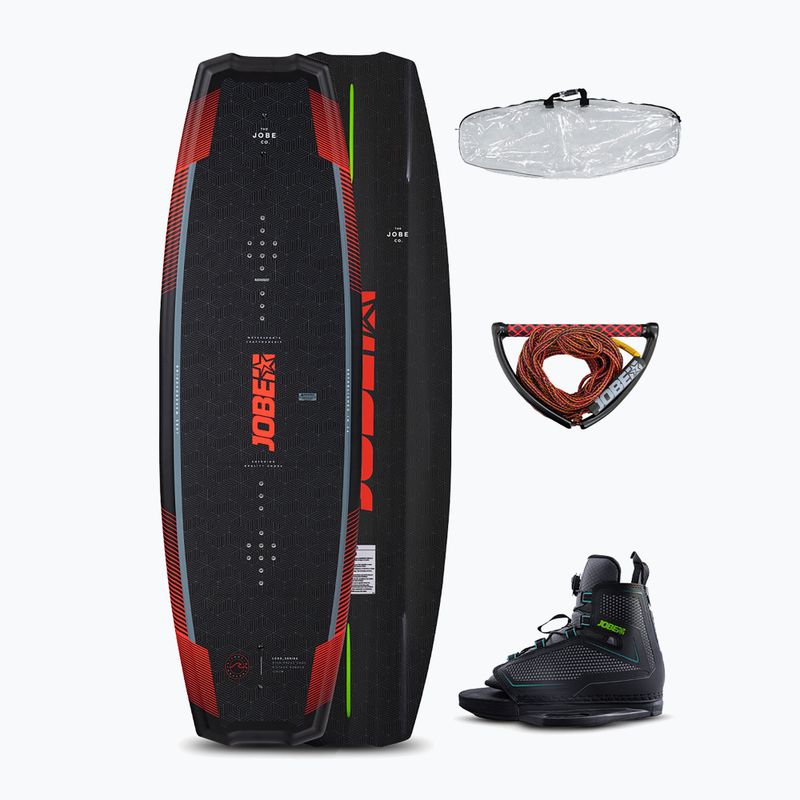 JOBE wakeboard set Logo doska 138 & jednotka čierna 278822008 5