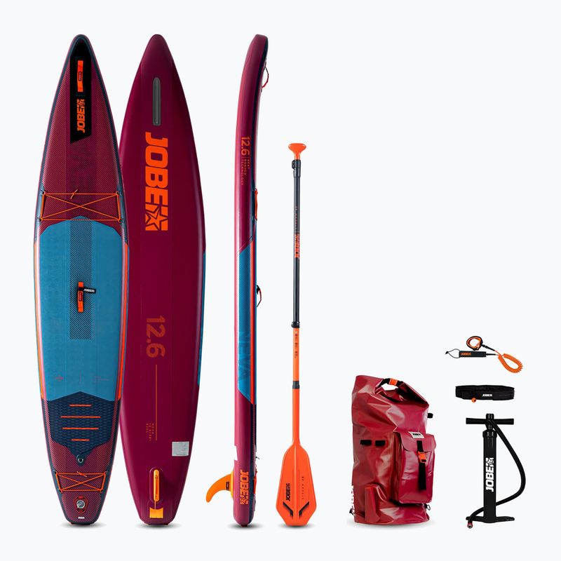 SUP doska JOBE Neva 12'6" Balík červená 486423001 3