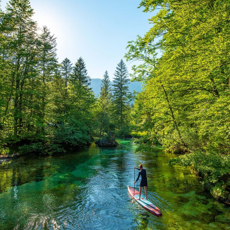 SUP doska JOBE Neva 12'6" Balík červená 486423001 12