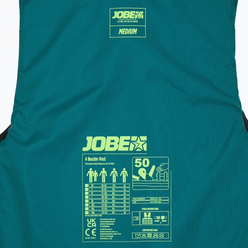 JOBE 4 Buckle teal vesta na istenie 5