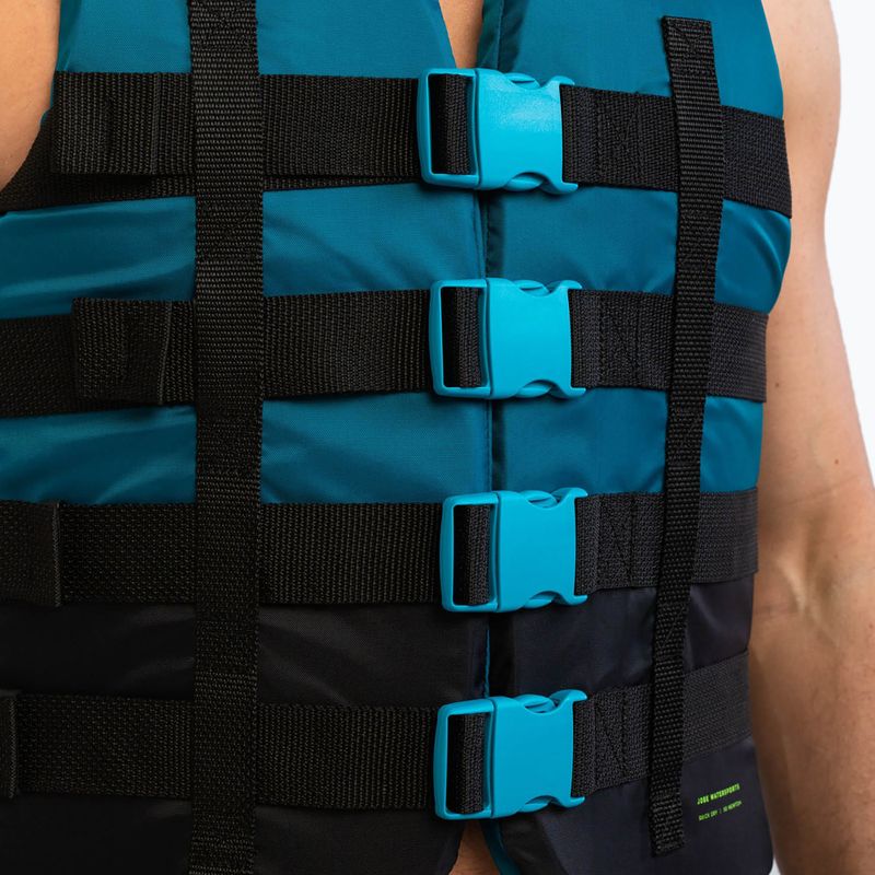 JOBE 4 Buckle teal vesta na istenie 3