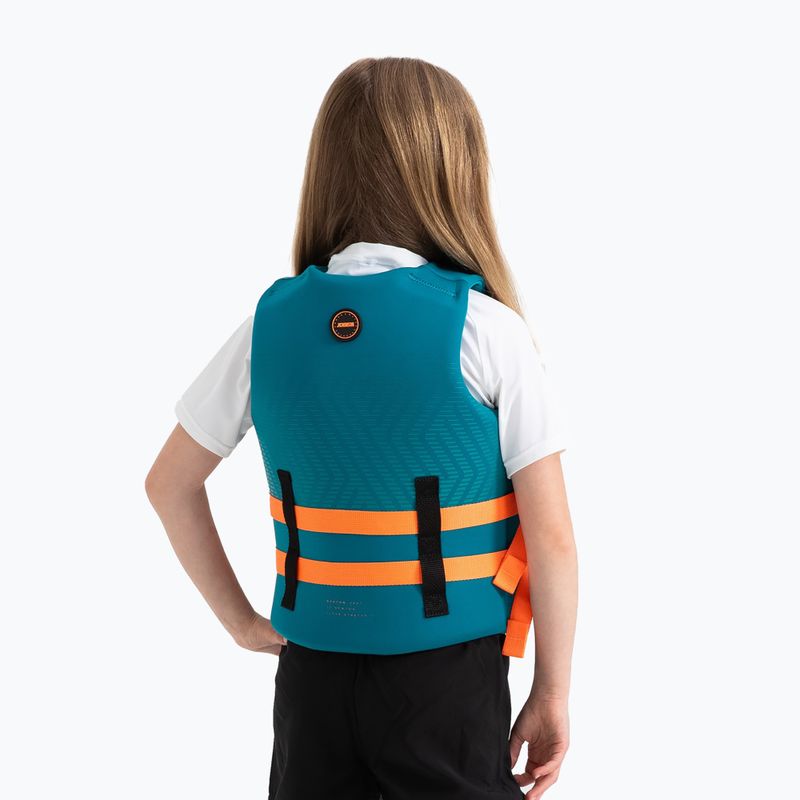 Detská bezpečnostná vesta JOBE Neoprene Vest Jr teal 2