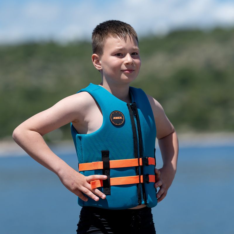 Detská bezpečnostná vesta JOBE Neoprene Vest Jr teal 9