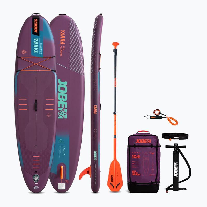 Paddleboard JOBE Aero Yarra SUP Board Package 10'6" sunset purple 3