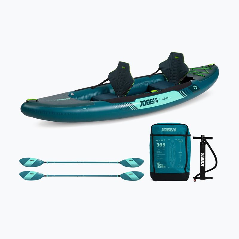 Nafukovací kajak pre 2 osoby JOBE Gama Inflatable Kayak Package 365 cm atlantic green 2