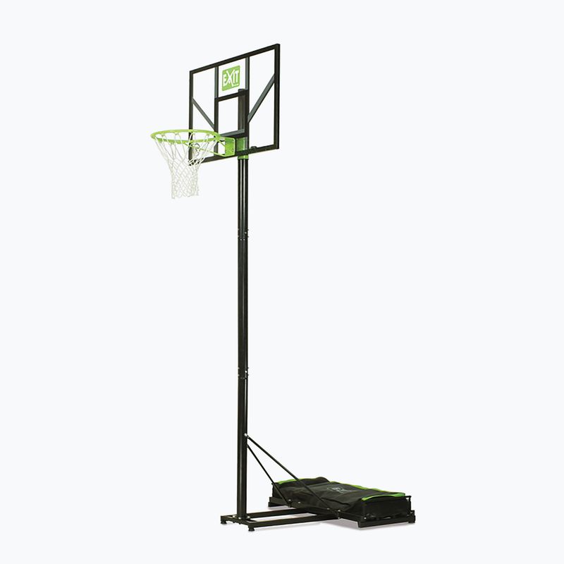 Prenosný basketbalový kôš EXIT Comet čierno-zelený 206