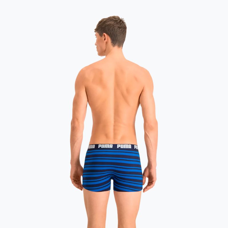 Pánske boxerky PUMA Heritage Stripe 2ks blue 4