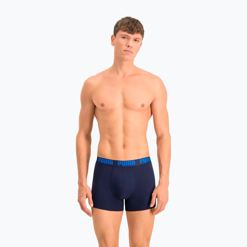 Pánske boxerky PUMA Heritage Stripe 2ks blue 7