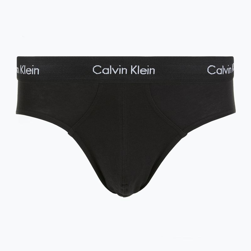 Pánske slipy Calvin Klein 0000U2661G Hip Brief 3 páry black body 2