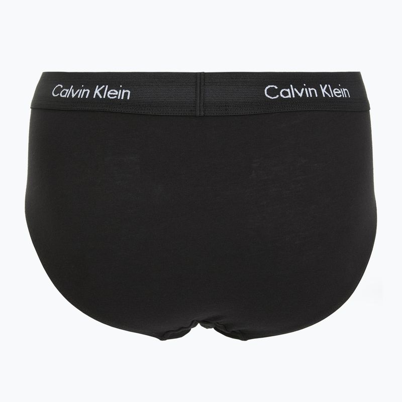 Pánske slipy Calvin Klein 0000U2661G Hip Brief 3 páry black body 3