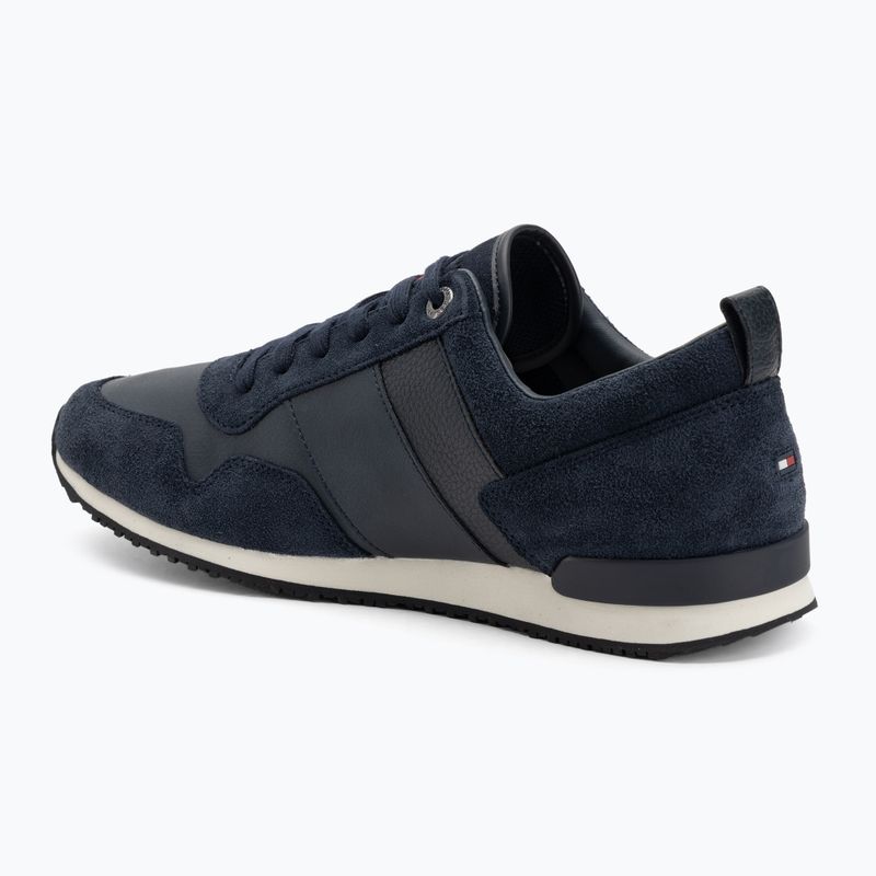 Pánske topánky Tommy Hilfiger Iconic Leather Suede Mix Runner midnight 3