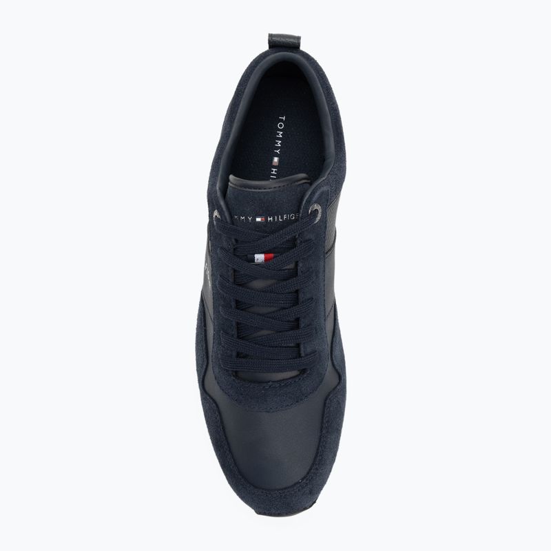 Pánske topánky Tommy Hilfiger Iconic Leather Suede Mix Runner midnight 5