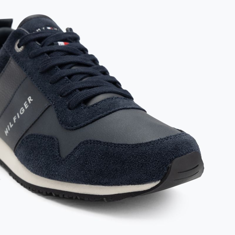 Pánske topánky Tommy Hilfiger Iconic Leather Suede Mix Runner midnight 7