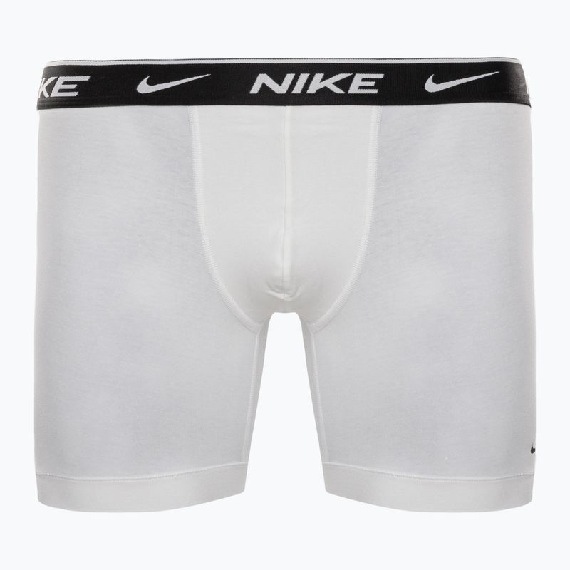 Pánske boxerky Nike Everyday Cotton Stretch 3Pk MP1 white/grey heather / black 8