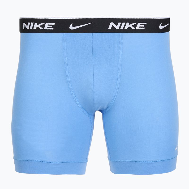 Pánske boxerky Nike Everyday Cotton Stretch 3 pairs swoosh print/grey/university blue 2