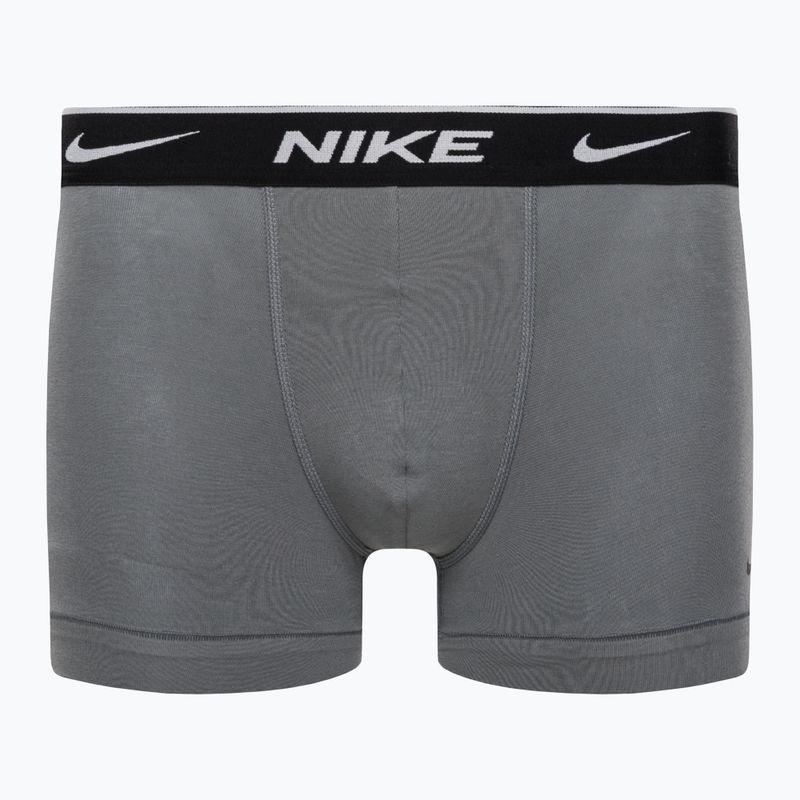 Pánske boxerky Nike Everyday Cotton Stretch Trunk 3Pk UB1 swoosh print/grey/uni blue 5
