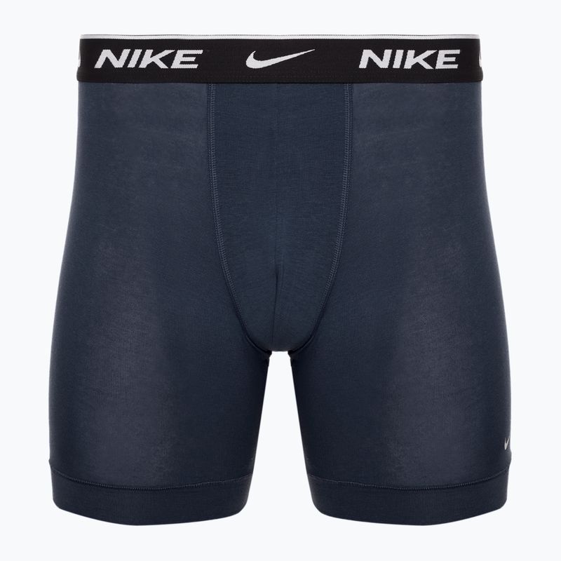 Pánske boxerky  Nike Everyday Cotton Stretch 3 pary obsidian/game royal/black 2