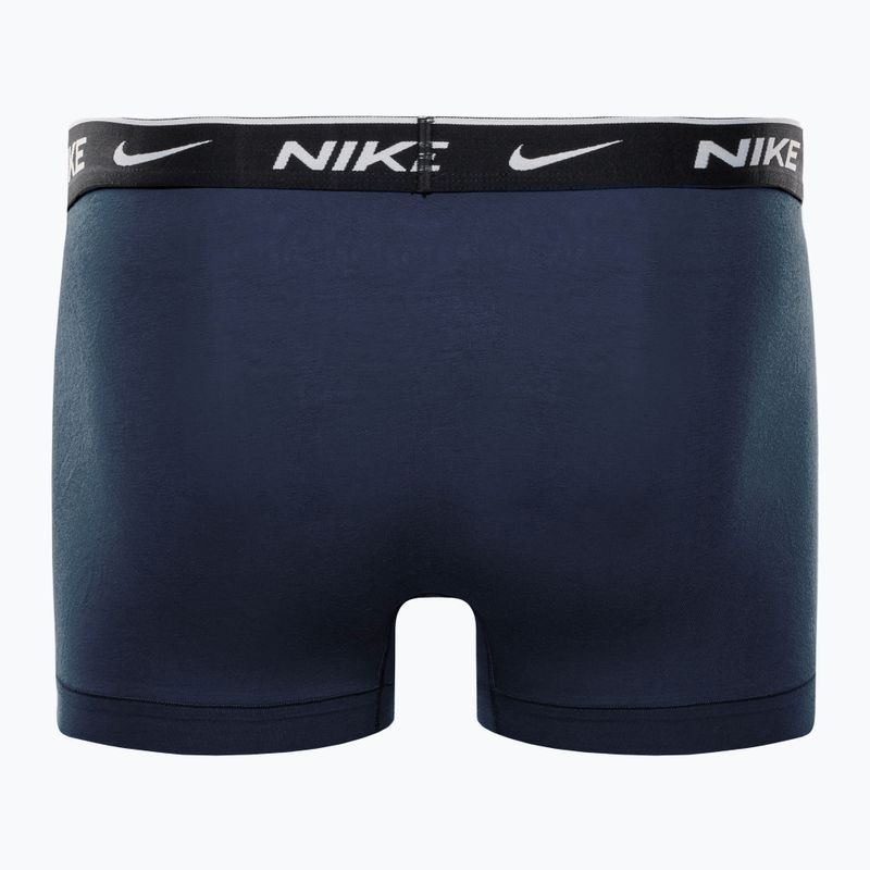 Pánske boxerky Nike Everyday Cotton Stretch Trunk 3Pk UB1 obsidian / game royal / black 6