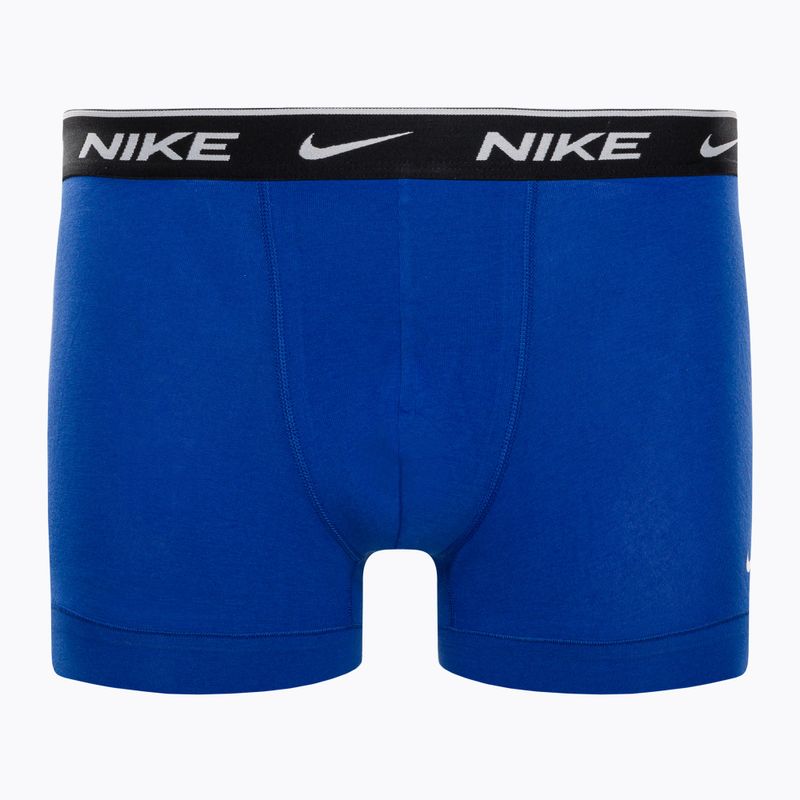 Pánske boxerky Nike Everyday Cotton Stretch Trunk 3Pk UB1 obsidian / game royal / black 8