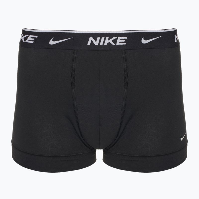 Pánske boxerky Nike Everyday Cotton Stretch Trunk 3 páry white/grey heather/black 2