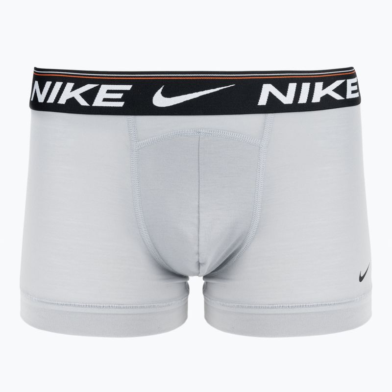 Pánske boxerky Nike Dri-FIT Ultra Comfort Trunk 3 páry šedá/oranžová 2