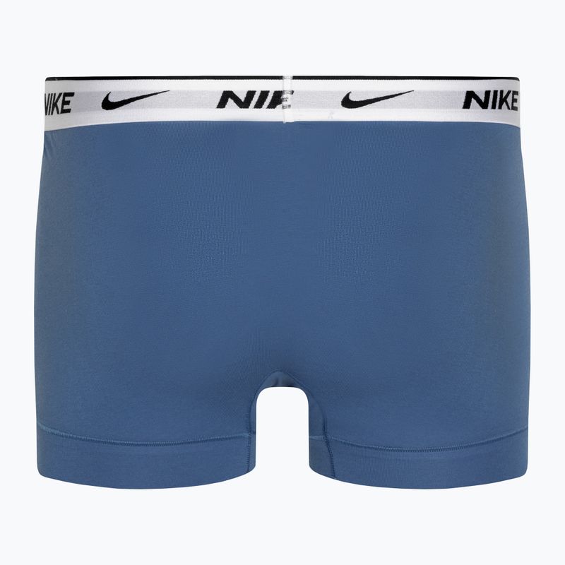 Pánske boxerky Nike Everyday Cotton Stretch Trunk 3 páry star blue/wolf grey/black white 3