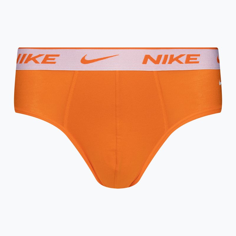 Pánske nohavičky Nike Everyday Cotton Stretch Brief 3 páry modré/červené/oranžové 2