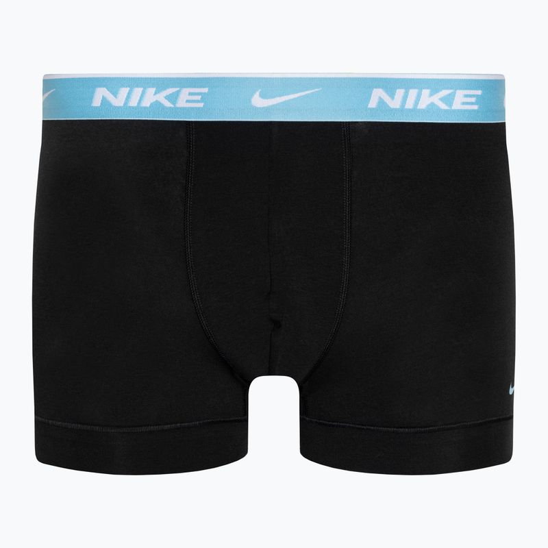 Pánske boxerky Nike Everyday Cotton Stretch Trunk 3 páry black/pear/aquarius/cark team red 2