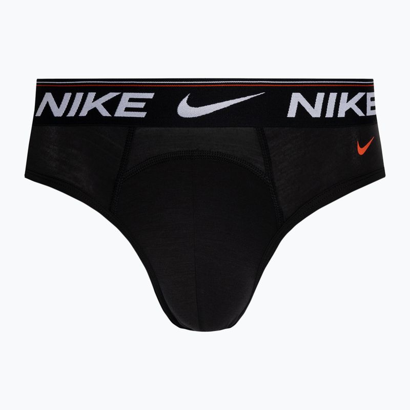 Pánske nohavičky Nike Dri-Fit Hip Logo Brief 3 páry black/black/black 2
