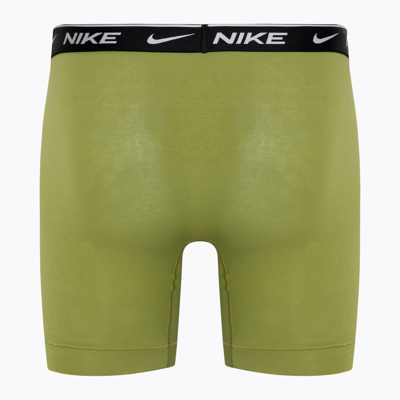 Pánske boxerky Nike Everyday Cotton Stretch Boxer Brief 3 páry hruškovo/sivé/čierne 5