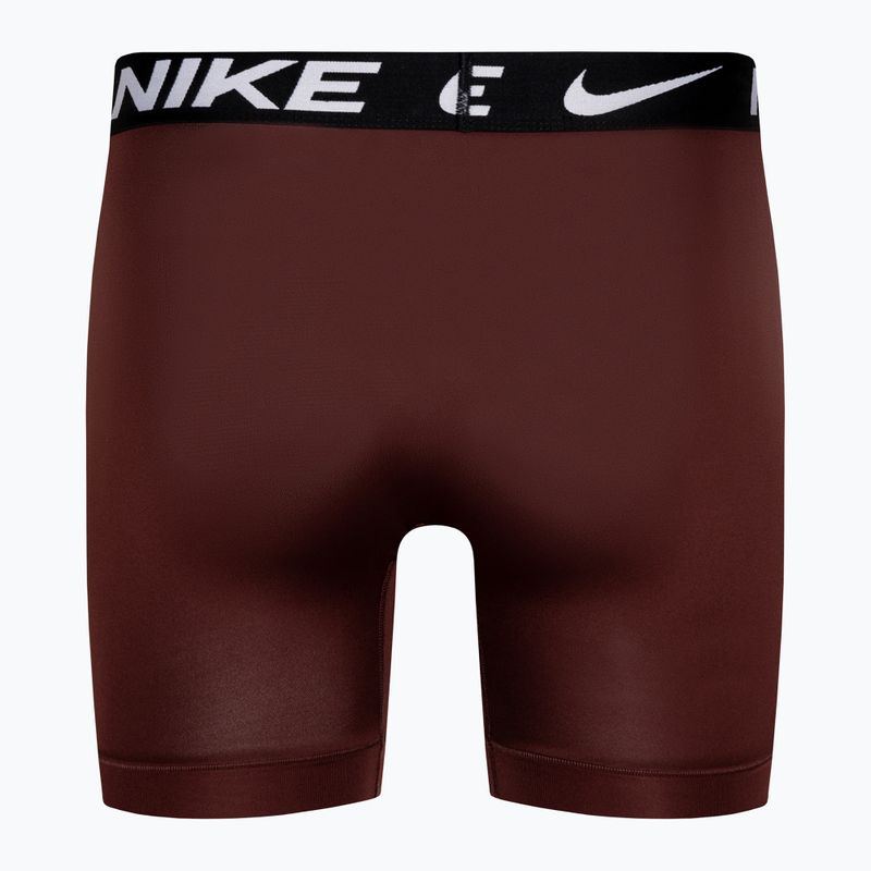 Pánske boxerky Nike Dri-Fit Essential Micro Boxer Brief 3 páry šedá/ modrá/tmavočervená 3