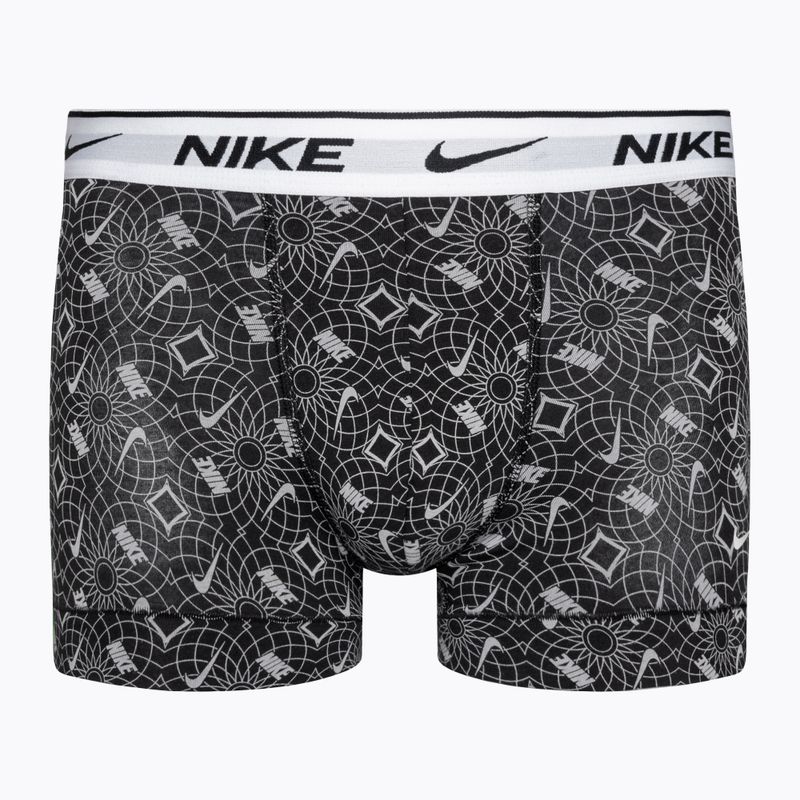 Pánske boxerky Nike Everyday Cotton Stretch Trunk 3 páry black/blue/grey 2