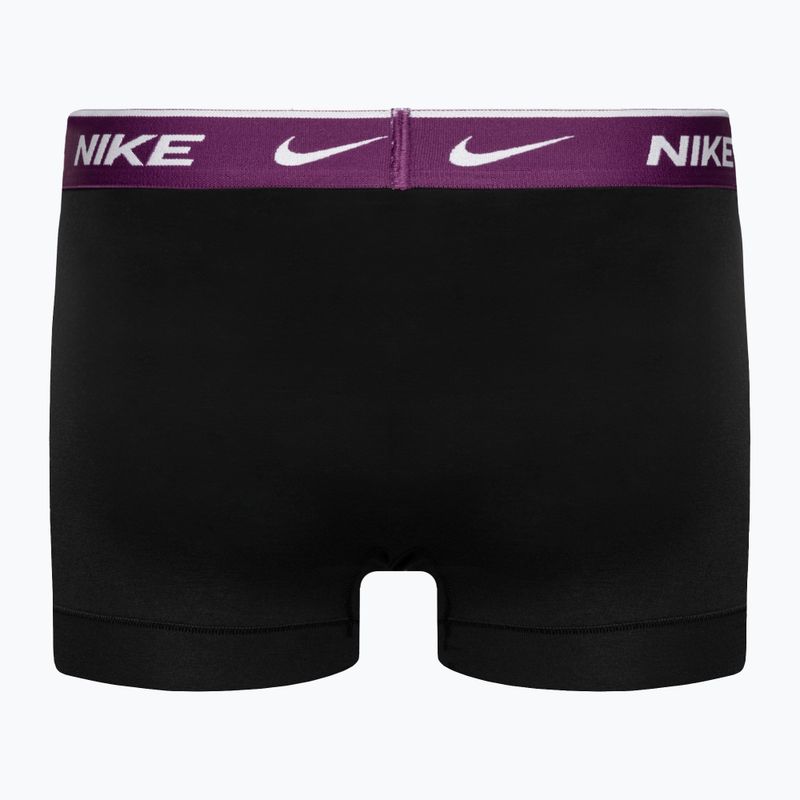 Pánske boxerky Nike Everyday Cotton Stretch Trunk 3 páry tyrkysová/fialová/modrá 5