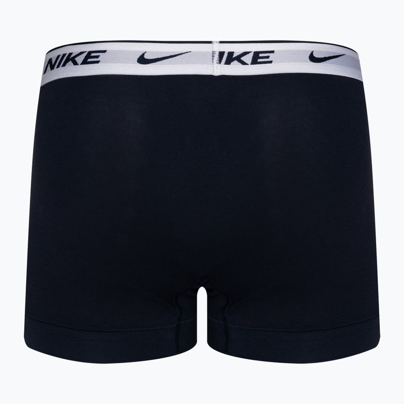 Pánske boxerky Nike Everyday Cotton Stretch Trunk 3 páry modré/oranžové/červené 5