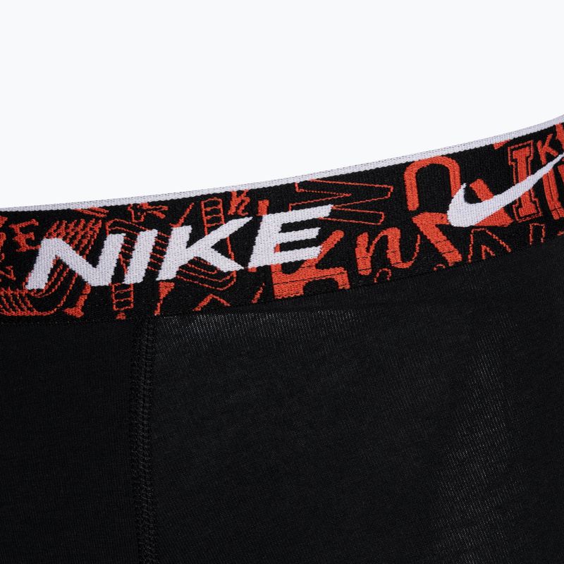 Pánske boxerky Nike Everyday Cotton Stretch Trunk 3 páry black/red/aquarius blue/stadium green 7