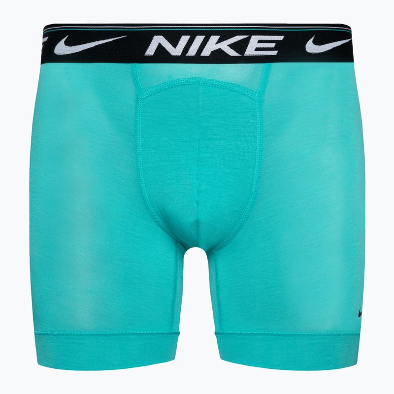 Pánske boxerky Nike Dri-FIT Ultra Comfort Brief 3 páry modrá/sivá/žltá 2