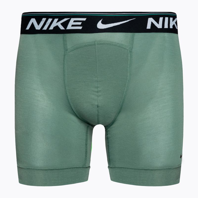 Pánske boxerky Nike Dri-FIT Ultra Comfort Brief 3 páry modrá/sivá/žltá 3