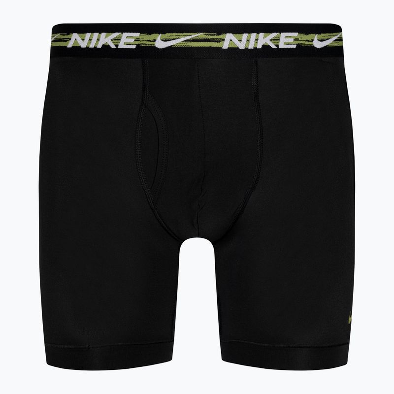 Pánske boxerky Nike Dri-FIT Ultra-Stretch Micro Brief 3 páry laser fuchsia/court blue/black 3