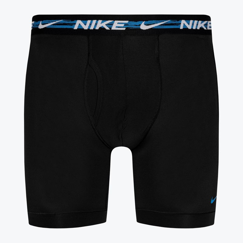 Pánske boxerky Nike Dri-FIT Ultra-Stretch Micro Brief 3 páry laser fuchsia/court blue/black 5