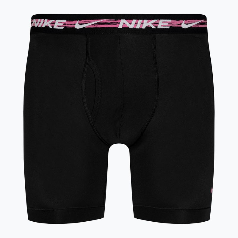 Pánske boxerky Nike Dri-FIT Ultra-Stretch Micro Brief 3 páry laser fuchsia/court blue/black 6
