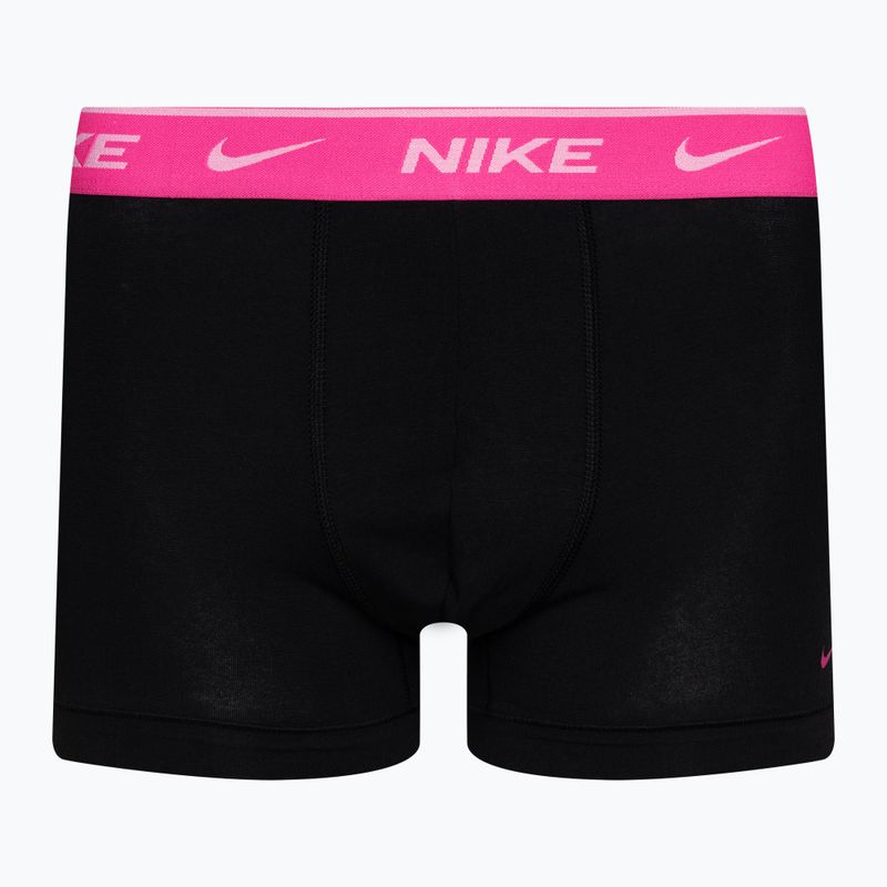 Pánske boxerky Nike Everyday Cotton Stretch Trunk 3 páry modrá/tyrkysová/ružová 4