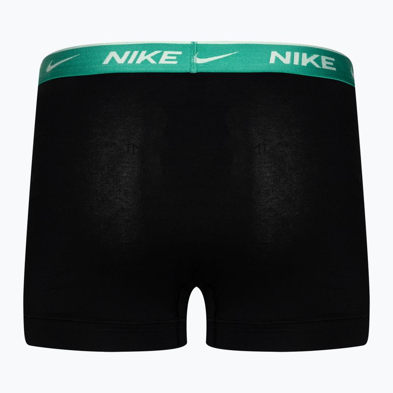 Pánske boxerky Nike Everyday Cotton Stretch Trunk 3 páry modrá/tyrkysová/ružová 5