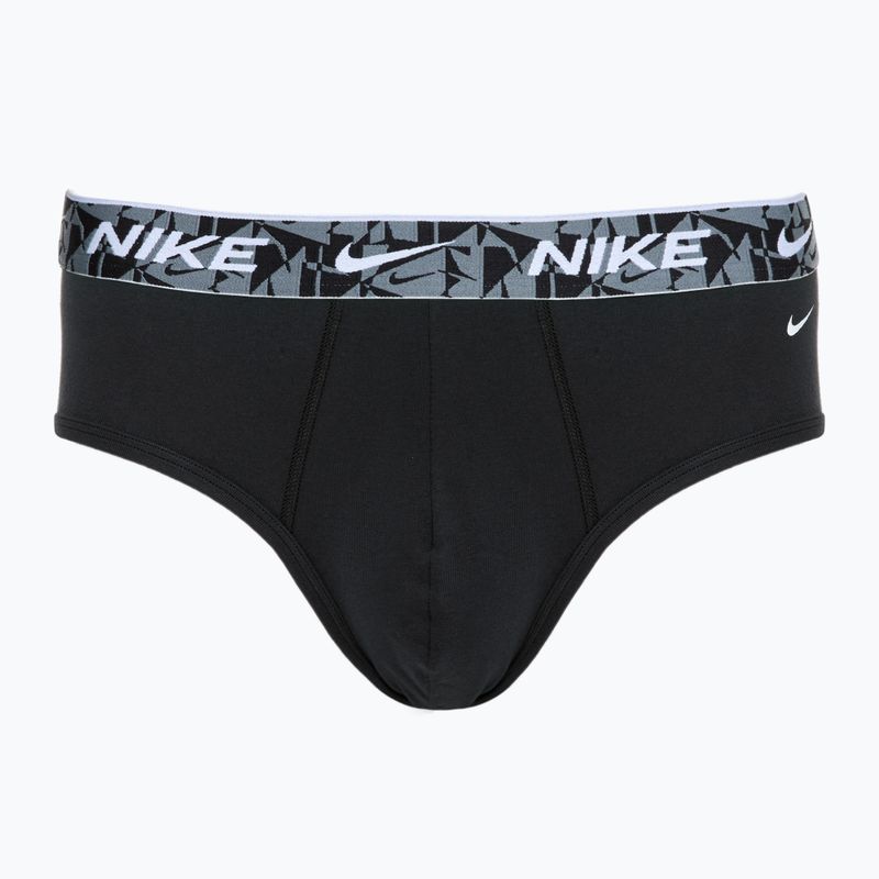 Pánske nohavičky Nike Everyday Cotton Stretch Brief 3 páry black/green/black 2