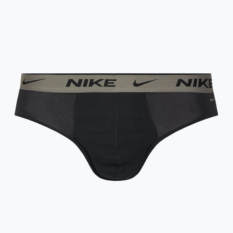 Pánske nohavičky Nike Everyday Cotton Stretch Brief 3 páry cyber black/heather grey/dark pony 5